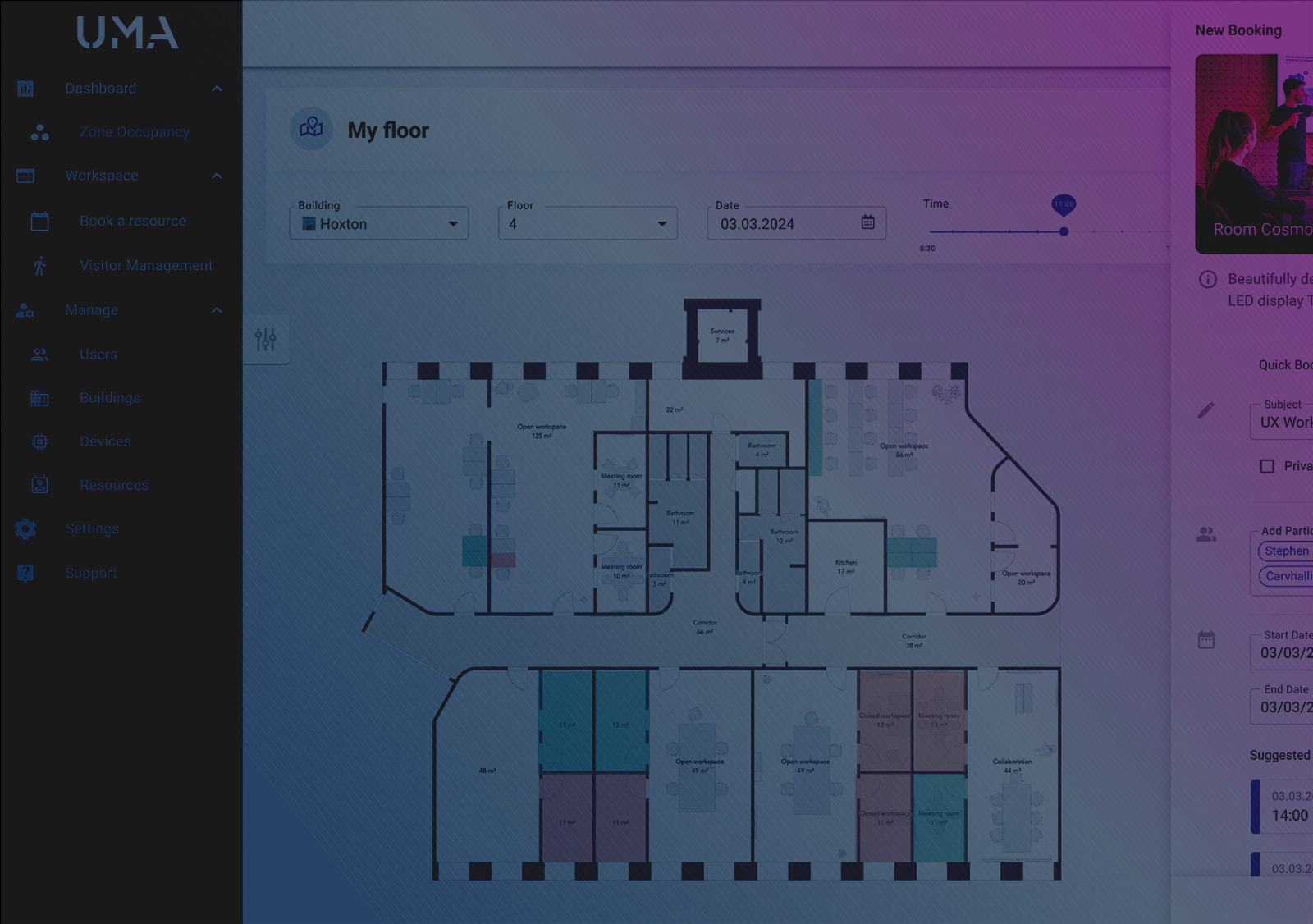 Optimizing Office Spaces with AskUMA: True Occupancy Measurement and Smart Office Solutions
