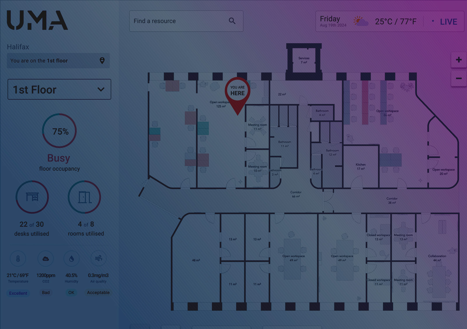 Optimising Office Space Utilisation in the Hybrid Work Era